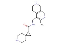 N-[(3-methyl-5,6,7,8-tetrahydro-2,7-naphthyridin-4-yl)methyl]-6-azaspiro[2.5]octane-1-carboxamide dihydrochloride