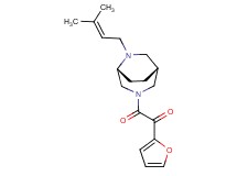 1-(2-furyl)-2-[(1R*,5R*)-6-(3-methylbut-2-en-1-yl)-3,6-diazabicyclo[3.2.2]non-3-yl]-2-oxoethanone