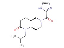 (4aS*,8aR*)-6-(1H-imidazol-2-ylcarbonyl)-1-isobutyloctahydro-1,6-naphthyridin-2(1H)-one