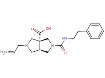 (3aR*,6aR*)-2-allyl-5-{[(2-phenylethyl)amino]carbonyl}hexahydropyrrolo[3,4-c]pyrrole-3a(1H)-carboxylic acid
