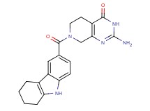 2-amino-7-(2,3,4,9-tetrahydro-1H-carbazol-6-ylcarbonyl)-5,6,7,8-tetrahydropyrido[3,4-d]pyrimidin-4(3H)-one