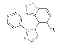 5-methyl-4-(2-pyridin-4-yl-1H-imidazol-1-yl)-2,1,3-benzothiadiazole