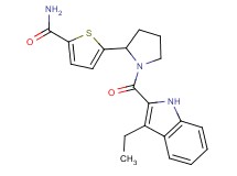 5-{1-[(3-ethyl-1H-indol-2-yl)carbonyl]-2-pyrrolidinyl}-2-thiophenecarboxamide