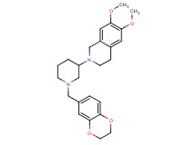 2-[1-(2,3-dihydro-1,4-benzodioxin-6-ylmethyl)-3-piperidinyl]-6,7-dimethoxy-1,2,3,4-tetrahydroisoquinoline