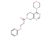 4-morpholin-4-yl-7-(3-phenoxypropanoyl)-5,6,7,8-tetrahydropyrido[3,4-d]pyrimidine