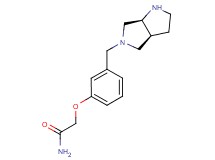 2-{3-[(3aS*,6aS*)-hexahydropyrrolo[3,4-b]pyrrol-5(1H)-ylmethyl]phenoxy}acetamide