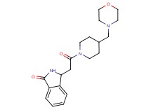 3-{2-[4-(4-morpholinylmethyl)-1-piperidinyl]-2-oxoethyl}-1-isoindolinone