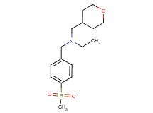 N-[4-(methylsulfonyl)benzyl]-N-(tetrahydro-2H-pyran-4-ylmethyl)ethanamine