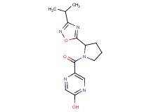 5-{[2-(3-isopropyl-1,2,4-oxadiazol-5-yl)-1-pyrrolidinyl]carbonyl}-2-pyrazinol
