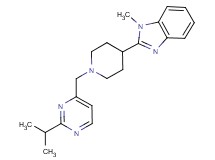 2-{1-[(2-isopropyl-4-pyrimidinyl)methyl]-4-piperidinyl}-1-methyl-1H-benzimidazole