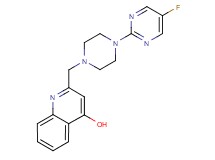 2-{[4-(5-fluoropyrimidin-2-yl)piperazin-1-yl]methyl}quinolin-4-ol