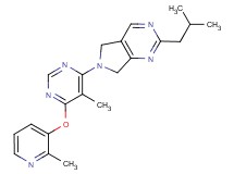 2-isobutyl-6-{5-methyl-6-[(2-methylpyridin-3-yl)oxy]pyrimidin-4-yl}-6,7-dihydro-5H-pyrrolo[3,4-d]pyrimidine