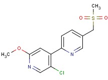 5'-chloro-2'-methoxy-5-[(methylsulfonyl)methyl]-2,4'-bipyridine