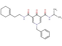 1-benzyl-N-[2-(1-cyclohexen-1-yl)ethyl]-N'-isopropyl-4-oxo-1,4-dihydro-3,5-pyridinedicarboxamide