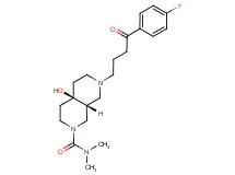 (4aR*,8aR*)-7-[4-(4-fluorophenyl)-4-oxobutyl]-4a-hydroxy-N,N-dimethyloctahydro-2,7-naphthyridine-2(1H)-carboxamide