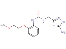 N-[(5-amino-1H-1,2,4-triazol-3-yl)methyl]-N'-[2-(2-methoxyethoxy)phenyl]urea