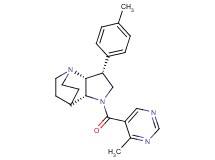 (3R*,3aR*,7aR*)-3-(4-methylphenyl)-1-[(4-methylpyrimidin-5-yl)carbonyl]octahydro-4,7-ethanopyrrolo[3,2-b]pyridine