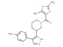 1-[(2,5-dimethyl-1,3-oxazol-4-yl)carbonyl]-3-[4-(4-methylphenyl)-1H-pyrazol-5-yl]piperidine