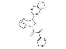 2-[(3R*,3aR*,7aR*)-3-(1,3-benzodioxol-5-yl)hexahydro-4,7-ethanopyrrolo[3,2-b]pyridin-1(2H)-yl]-2-oxo-1-phenylethanone