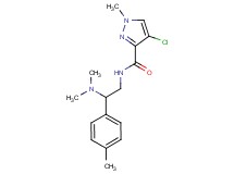 4-chloro-N-[2-(dimethylamino)-2-(4-methylphenyl)ethyl]-1-methyl-1H-pyrazole-3-carboxamide