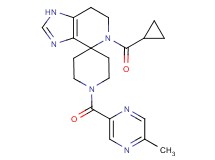 5-(cyclopropylcarbonyl)-1'-[(5-methylpyrazin-2-yl)carbonyl]-1,5,6,7-tetrahydrospiro[imidazo[4,5-c]pyridine-4,4'-piperidine]