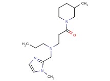 N-[(1-methyl-1H-imidazol-2-yl)methyl]-3-(3-methylpiperidin-1-yl)-3-oxo-N-propylpropan-1-amine