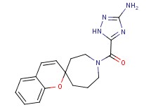 5-(1H-spiro[azepane-4,2'-chromen]-1-ylcarbonyl)-1H-1,2,4-triazol-3-amine