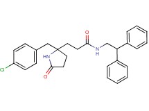 3-[2-(4-chlorobenzyl)-5-oxo-2-pyrrolidinyl]-N-(2,2-diphenylethyl)propanamide