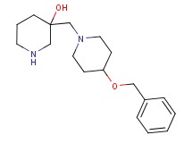 3-{[4-(benzyloxy)piperidin-1-yl]methyl}piperidin-3-ol