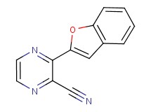 3-(1-benzofuran-2-yl)pyrazine-2-carbonitrile