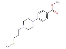 methyl 4-{4-[3-(methylthio)propyl]-1-piperazinyl}benzoate