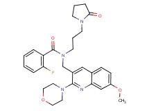 2-fluoro-N-{[7-methoxy-2-(4-morpholinyl)-3-quinolinyl]methyl}-N-[3-(2-oxo-1-pyrrolidinyl)propyl]benzamide