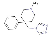 1-methyl-4-phenyl-4-(4H-1,2,4-triazol-4-ylmethyl)piperidine
