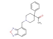 1-[1-(2,1,3-benzoxadiazol-4-ylmethyl)-4-phenyl-4-piperidinyl]ethanone