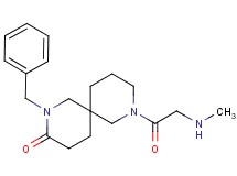 2-benzyl-8-(N-methylglycyl)-2,8-diazaspiro[5.5]undecan-3-one