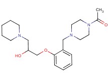 1-{2-[(4-acetylpiperazin-1-yl)methyl]phenoxy}-3-piperidin-1-ylpropan-2-ol