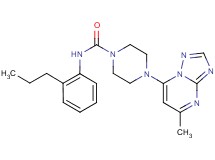 4-(5-methyl[1,2,4]triazolo[1,5-a]pyrimidin-7-yl)-N-(2-propylphenyl)piperazine-1-carboxamide