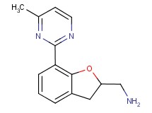 1-[7-(4-methylpyrimidin-2-yl)-2,3-dihydro-1-benzofuran-2-yl]methanamine