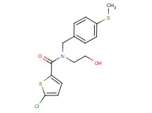 5-chloro-N-(2-hydroxyethyl)-N-[4-(methylthio)benzyl]thiophene-2-carboxamide