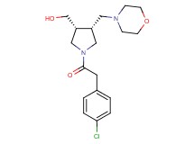 [(3R*,4R*)-1-[(4-chlorophenyl)acetyl]-4-(4-morpholinylmethyl)-3-pyrrolidinyl]methanol