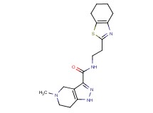 5-methyl-N-[2-(4,5,6,7-tetrahydro-1,3-benzothiazol-2-yl)ethyl]-4,5,6,7-tetrahydro-1H-pyrazolo[4,3-c]pyridine-3-carboxamide
