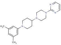 2-{4-[1-(3,5-dimethylphenyl)piperidin-4-yl]piperazin-1-yl}pyrimidine
