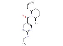 5-{[(2R*,6R*)-2-allyl-6-methyl-3,6-dihydropyridin-1(2H)-yl]carbonyl}-N-ethylpyrimidin-2-amine