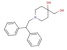 1-(2,2-diphenylethyl)-4-(hydroxymethyl)piperidin-4-ol