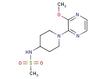 N-[1-(3-methoxy-2-pyrazinyl)-4-piperidinyl]methanesulfonamide