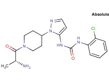 N-[1-(1-D-alanyl-4-piperidinyl)-1H-pyrazol-5-yl]-N'-(2-chlorophenyl)urea hydrochloride