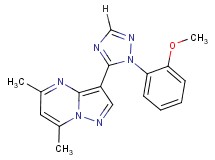 3-[1-(2-methoxyphenyl)-1H-1,2,4-triazol-5-yl]-5,7-dimethylpyrazolo[1,5-a]pyrimidine