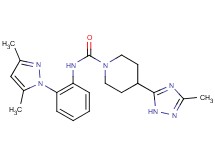 N-[2-(3,5-dimethyl-1H-pyrazol-1-yl)phenyl]-4-(3-methyl-1H-1,2,4-triazol-5-yl)piperidine-1-carboxamide