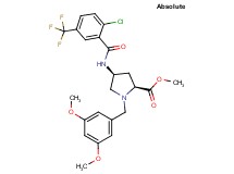 methyl (4S)-4-{[2-chloro-5-(trifluoromethyl)benzoyl]amino}-1-(3,5-dimethoxybenzyl)-L-prolinate