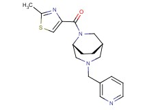 (1S*,5R*)-6-[(2-methyl-1,3-thiazol-4-yl)carbonyl]-3-(pyridin-3-ylmethyl)-3,6-diazabicyclo[3.2.2]nonane